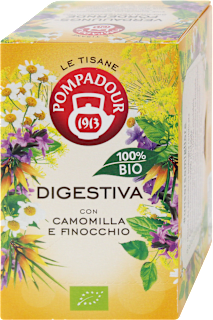 Tisana digestiva con camomilla e finocchio POMPADOUR