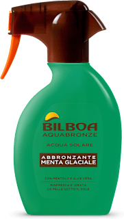 Acqua solare spray abbronzante menta glaciale Bilboa