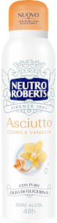 Deodorante spray Asciutto cedro e vaniglia NEUTRO ROBERTS