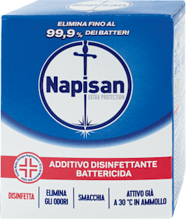 Additivo disinfettante battericida per bucato Napisan