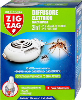 Električni aparat i tečnost protiv komaraca Zig Zag