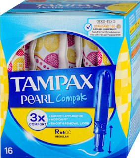 Pearl Compak, REGULAR, tamponi Tampax
