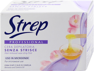 Professional Cera depilatoria senza strisce Strep