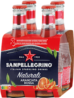 Nealkoholický sýtený nápoj Naturali Aranciata Rossa 4x200ml SANPELLEGRINO