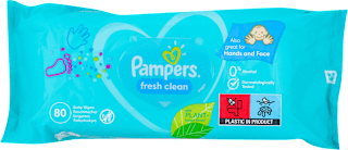 fresh clean vlažne maramice Pampers