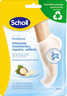 Маска за крака- тип чорапи с масло от макадамия Dr. Scholl's