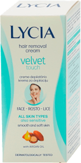 Velvet touch krema za depilaciju lica LYCIA