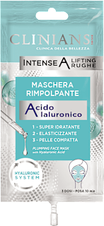 Maschera rimpolpante con acido ialuronico Intense A Lifting Rughe CLINIANS