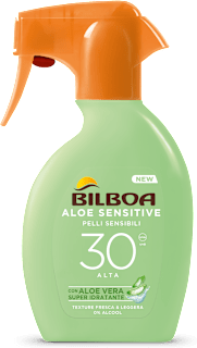 Spray trigger Aloe Sensitive SPF30 Bilboa