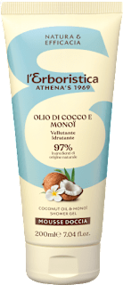 Mousse doccia Cocco e Monoï  L'ERBORISTICA