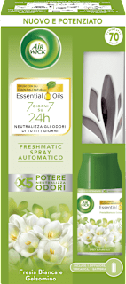 Kit diffusore spray automatico Freshmatic Fresia bianca e gelsomino AIR WICK