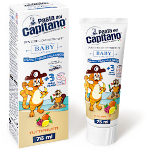 Dentifricio Tuttifrutti Baby +3 anni Pasta del Capitano