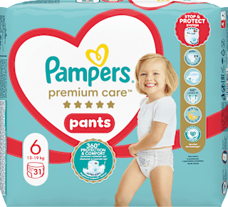 Plienkové nohavičky veľ. 6 (13-19 kg) Pampers Premium Care