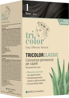Tricolor boja za kosu – 1 Black SPECCHIASOL