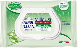 Salviettine milleusi Natural FRESH & CLEAN