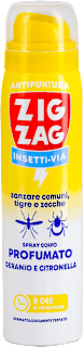 insetti via! repelent sprej protiv komaraca i krpelja – geranio i citronella  Zig Zag