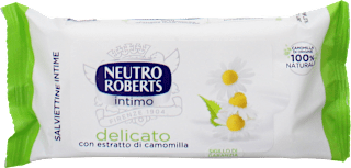 Salviettine intime delicate con estratto di camomilla NEUTRO ROBERTS