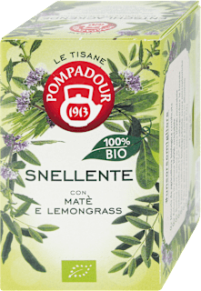 Tisana bio snellente con matè e lemon grass POMPADOUR