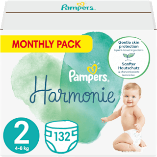 Plenice velikost 2 - mesečno pakiranje (4-8 kg) Pampers Harmonie