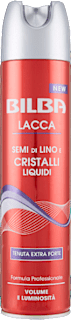 Lacca con semi di lino e cristalli liquidi tenuta extra forte BILBA