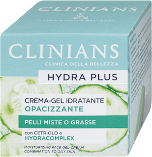 Crema viso idratante opacizzante Hydra Plus  CLINIANS