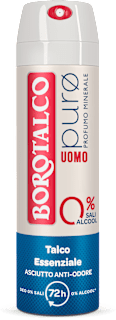 Deodorante spray Puro Talco Assoluto al profumo minerale BOROTALCO