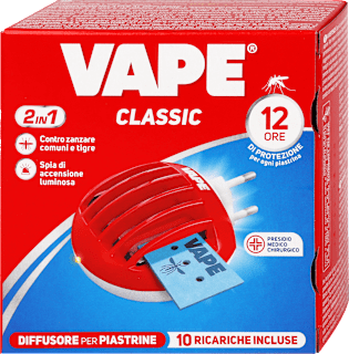 Aparat za komarce + tablete za komarce 10 kom VAPE