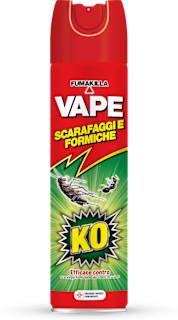 Insetticida spray scarafaggi e formiche VAPE