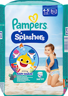 Plienky na plávanie Splashers veľ. 4-5 (9 - 15 kg) Pampers