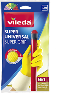 Guanti  Super Grip taglia L vileda
