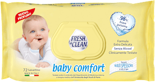 Salviettine umidificate baby comfort FRESH & CLEAN