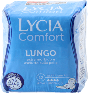 Assorbenti Comfort lunghi ultra con ali LYCIA
