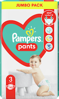 Pelene-gaćice jumbo pack vel. 3 (6-11 kg) Pampers active baby