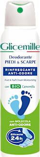 Spray  deodorante Piedi e Scarpe Glicemille