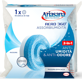 Tab ricarica inodore per Aero 360° Assorbiumidità Ariasana