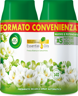 Ricariche spray Freshmatic Fresia bianca e gelsomino AIR WICK