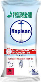 Salviette disinfettanti biodegradabili classic Napisan