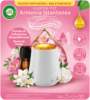 Kit diffusore di fragranze peonia e gelsomino riequilibranti AIR WICK