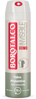Deodorante spray Invisible Talco Protettivo al profumo muschiato BOROTALCO