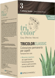 Tricolor boja za kosu – 3 Dark Chestnut Brown SPECCHIASOL