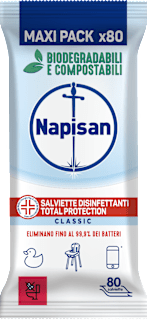 Salviette disinfettanti biodegradabili classic Napisan