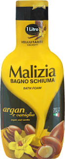 Spumant de baie cu ulei de argan si vanilie Malizia