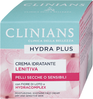 Crema viso idratante lenitiva Hydra Plus  CLINIANS
