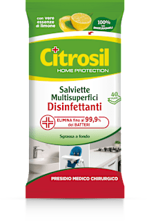 Salviette multisuperfici igienizzanti Citrosil HOME PROTECTION