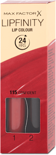 Ajakrúzs Lipfinity Lip Colour, Confident 115 MAX FACTOR