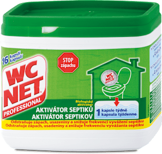 Aktivátor septikov WC NET