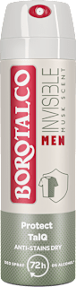 MEN INVISIBLE MUSK SCENT dezodorans sprej za muškarce - Protect TalQ Borotalco