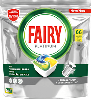 Таблетки за съдомиялна Platinum Lemon FAIRY
