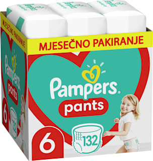 Pelene-gaćice mjesečno pakiranje, vel. 6, 14 - 19 kg Pampers active baby