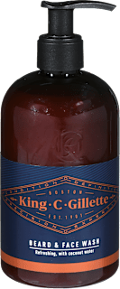 Gel za umivanje brade in obraza King. C. Gillette